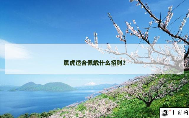 属虎适合佩戴什么招财？